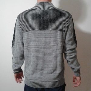 gray sweater